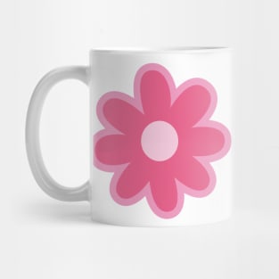 Rose Pink Flower Mug